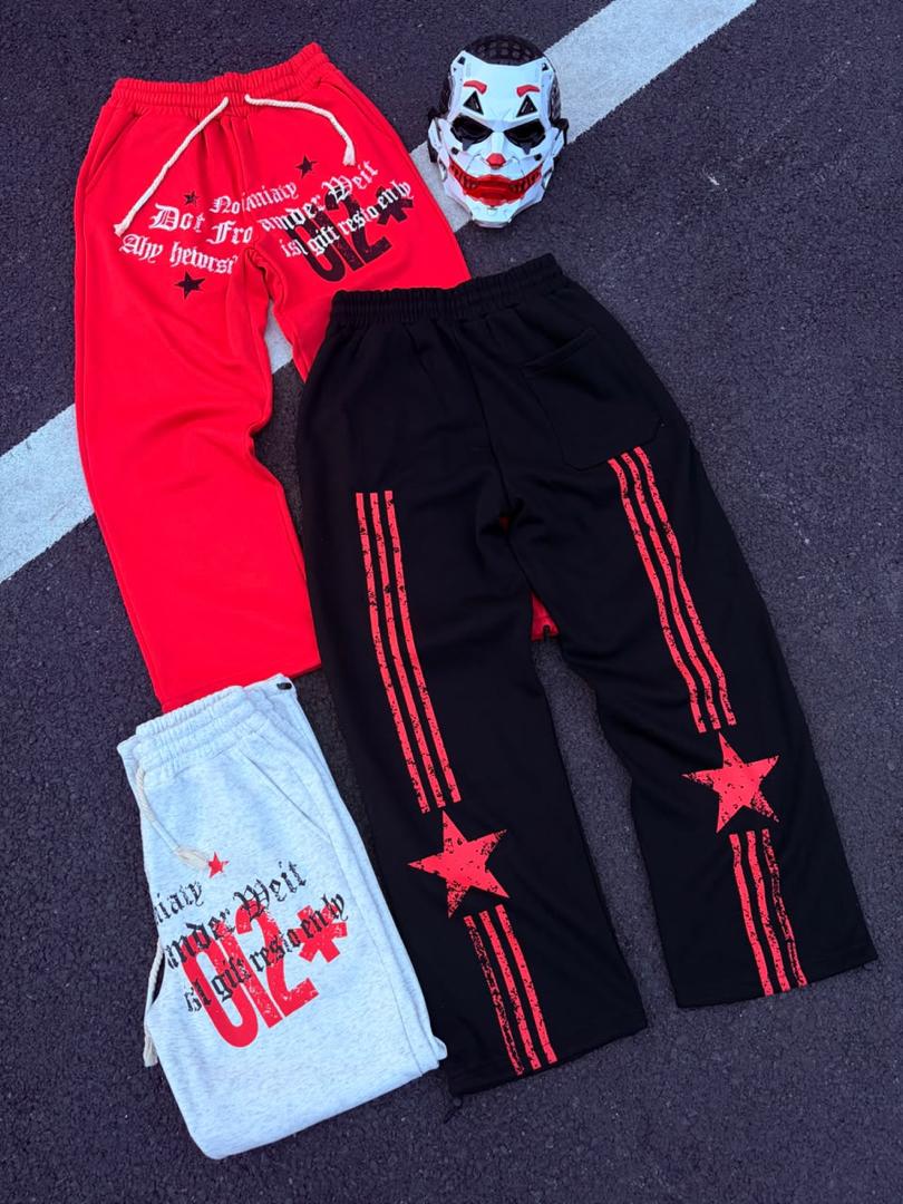 Gothic Star Graphic Joggers